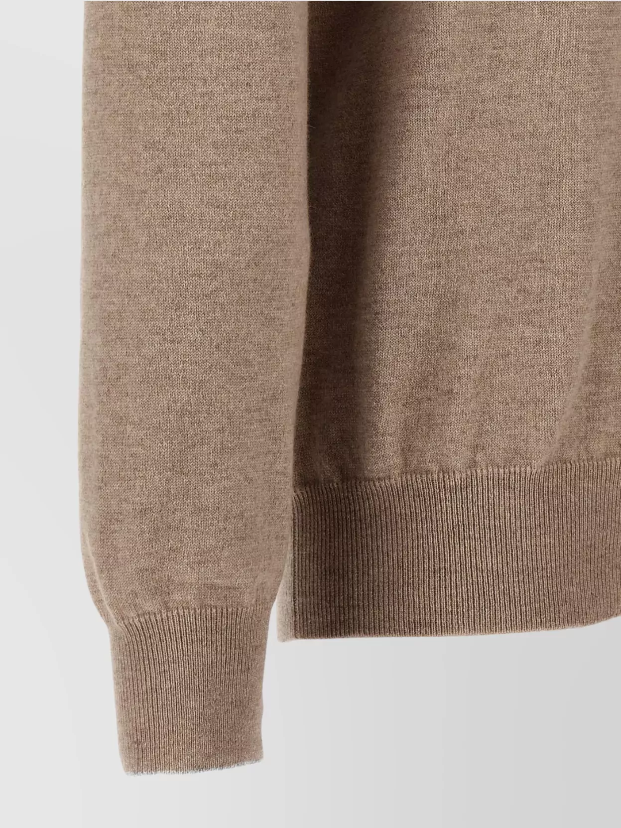 Brunello Cucinelli Ribbed Turtleneck Sweater Long Sleeves