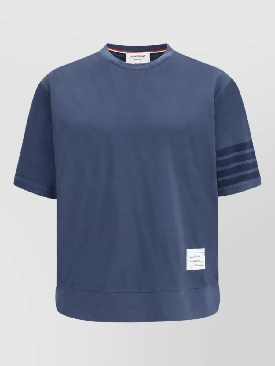 Thom Browne 4-Bar Cotton T-Shirt