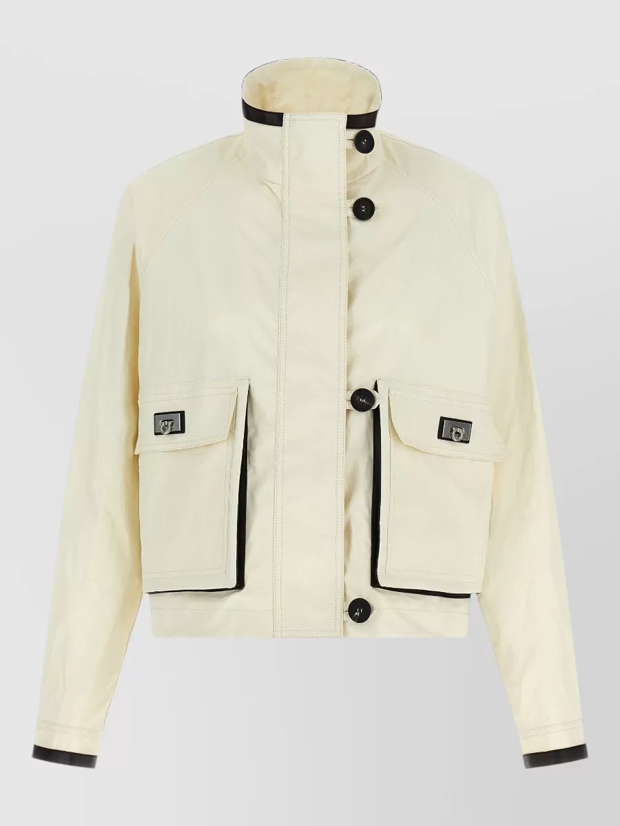 Ferragamo linen short jacket