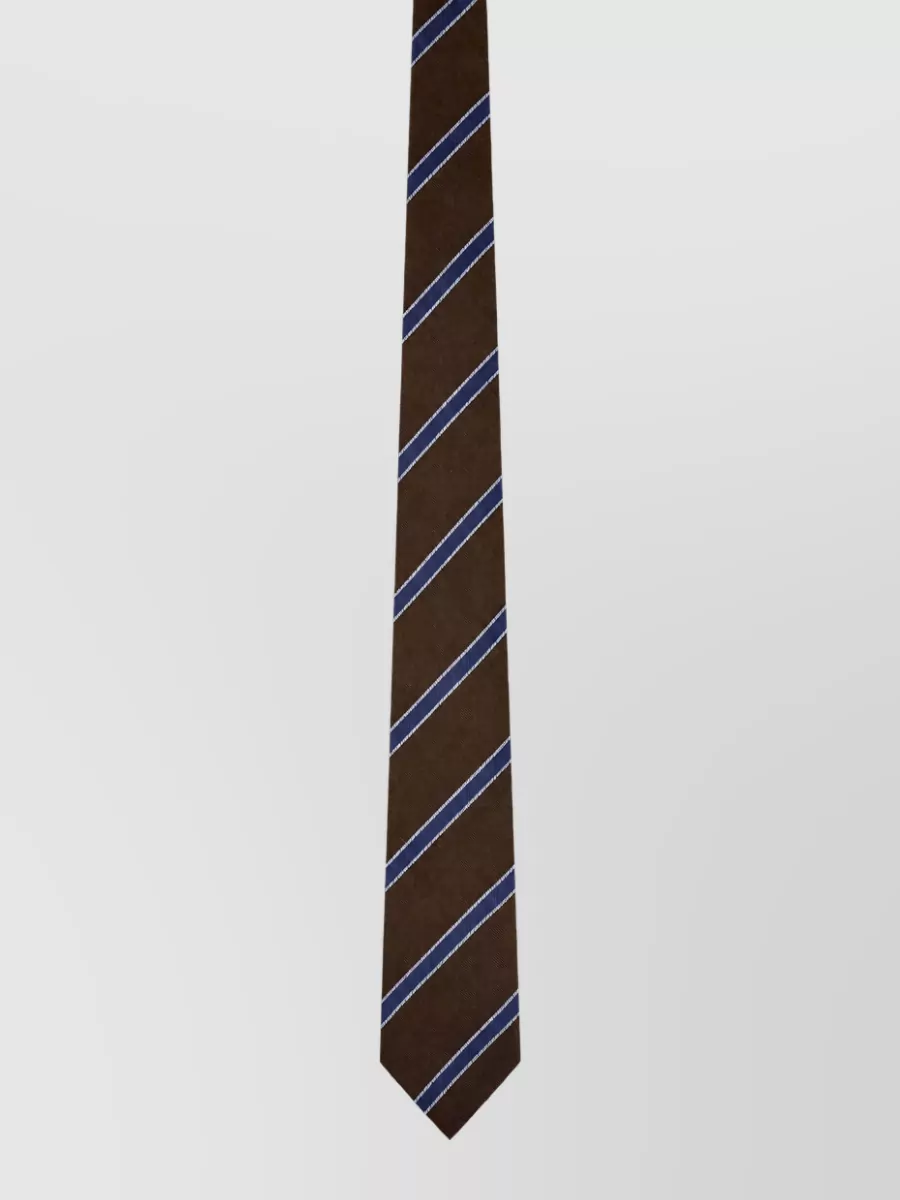 Corneliani Embroidered Silk Tie