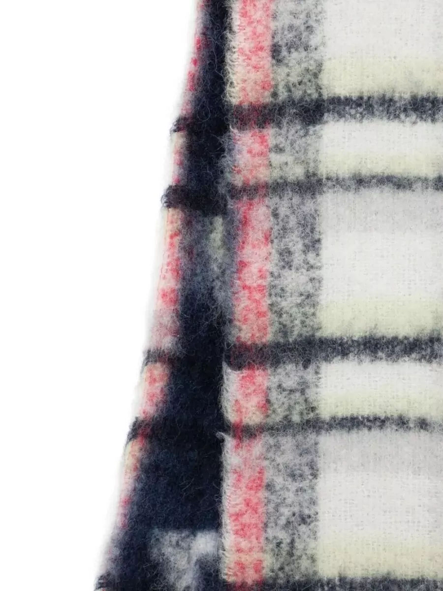 Faliero Sarti Love Motif Scarf Soft Weave Fringe