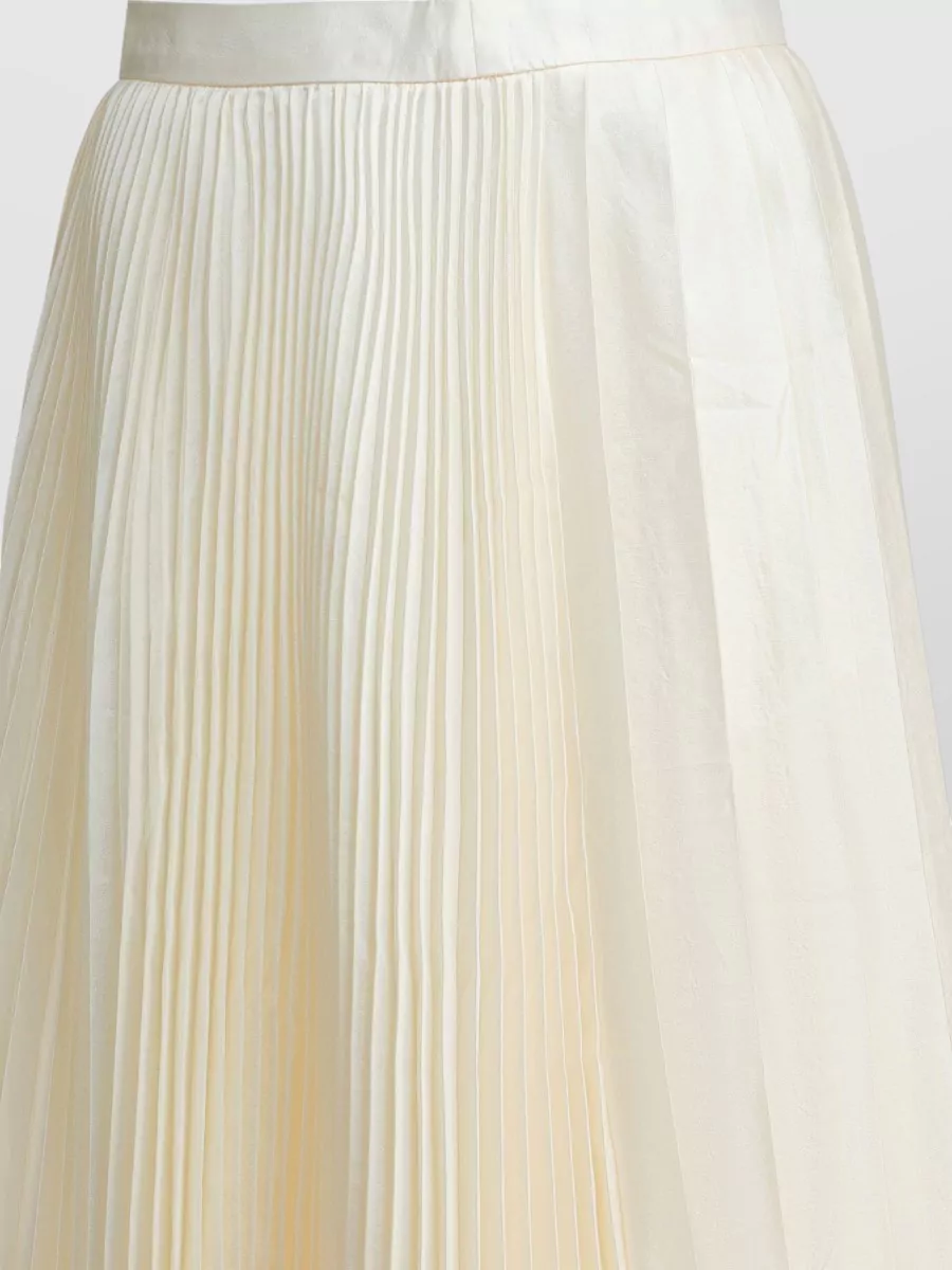 Sandbeige Pleated Skirt