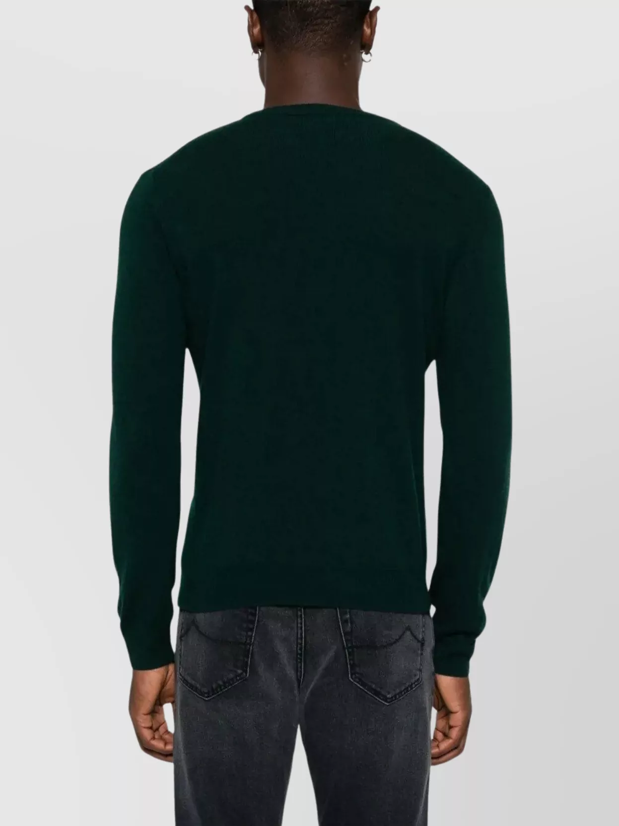 Woolrich Long Sleeve Ribbed Crewneck Knit Sweater