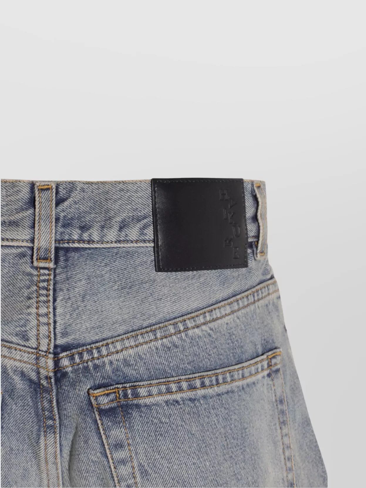 Haikure Straight Leg Trousers With Belt Loop Detail