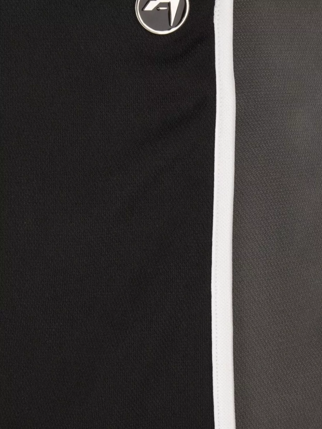 Ambush Two-tone Track Miniskirt In Polyester