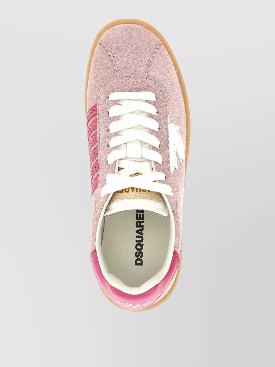 Dsquared2 Rebels Sneakers Contrast Heel Tab Embroidery