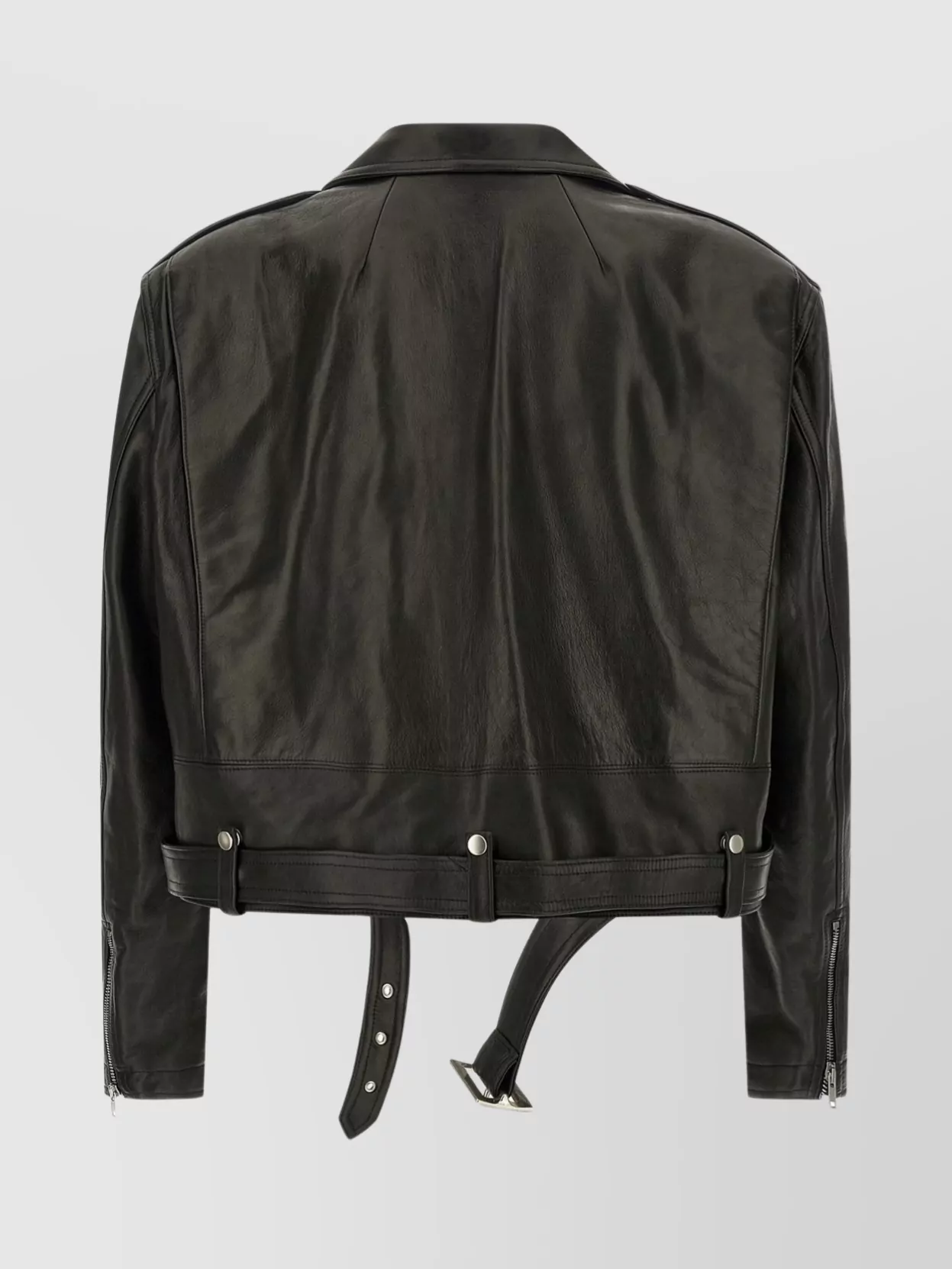 Rick Owens Jumbo Bauhaus Stooges Biker Jacket In Black