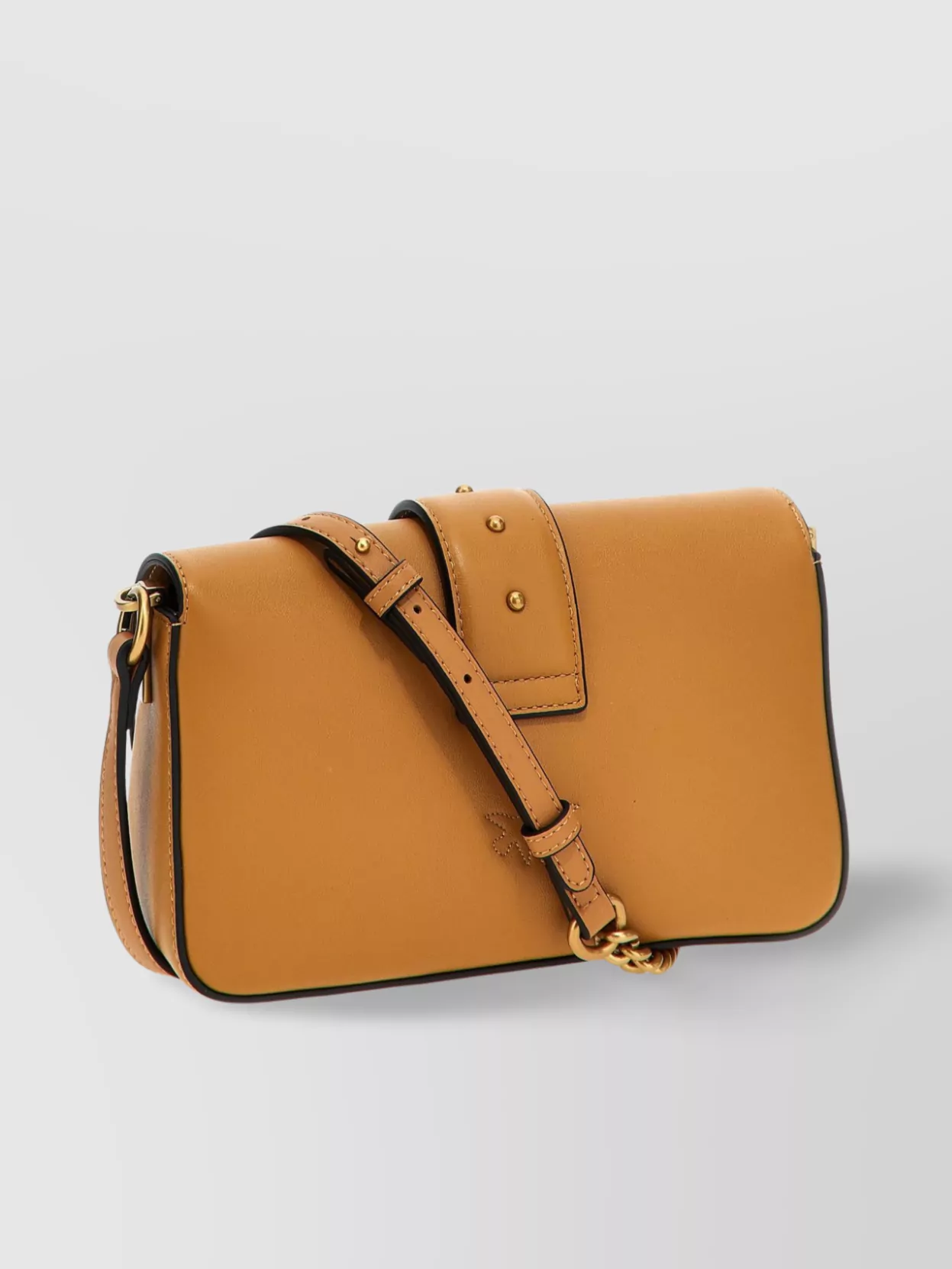Pinko Mini Love One Crossbody Bag In Brown