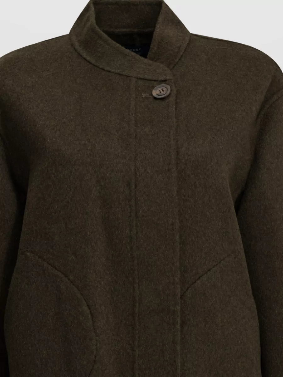 Soeur Wool Short Single Breasted Coat
