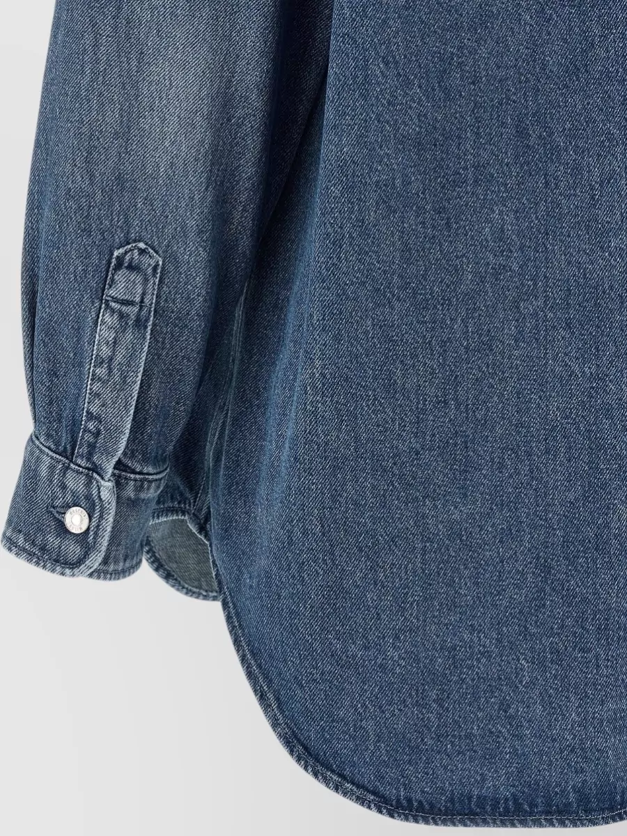 Moschino Heart Patch Shirt Collared Long Sleeves