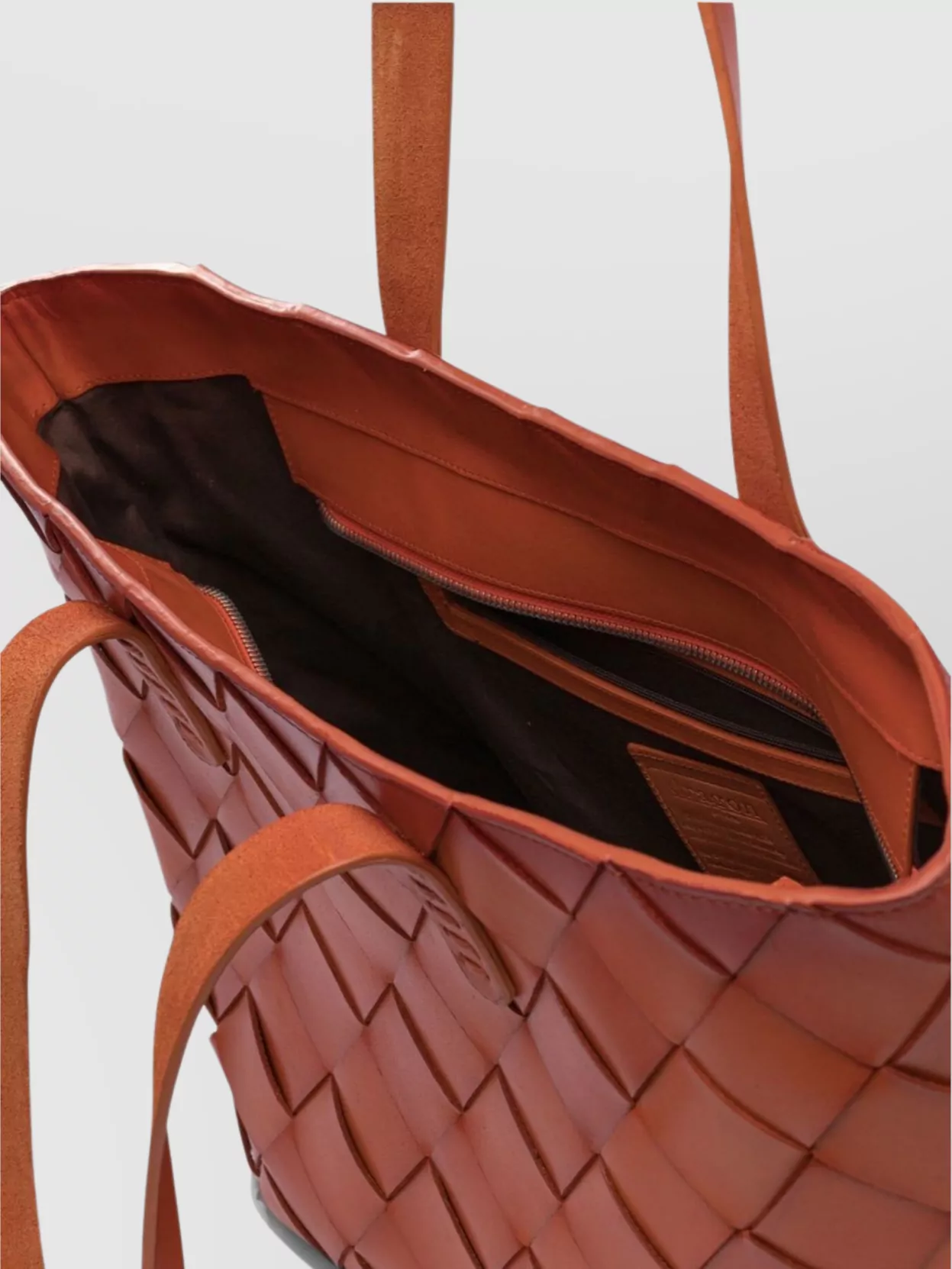 Dragon Diffusion "weave" Dual Handle Shoulder Bag