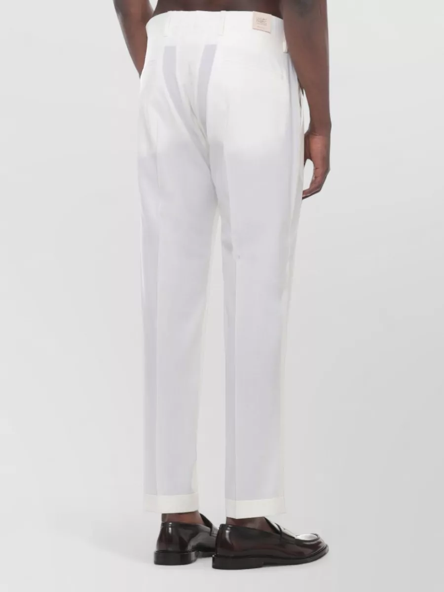 Briglia 1949 Virgin Wool Straight-Leg Tailored Trousers