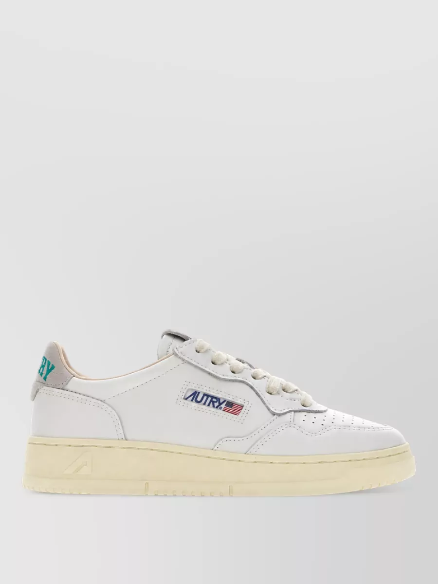 Autry Leather Lace-Up Sneakers