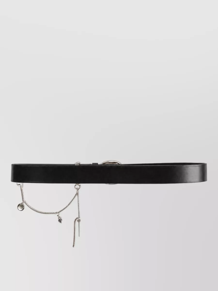 Ann Demeulemeester Leather Belt With Charms