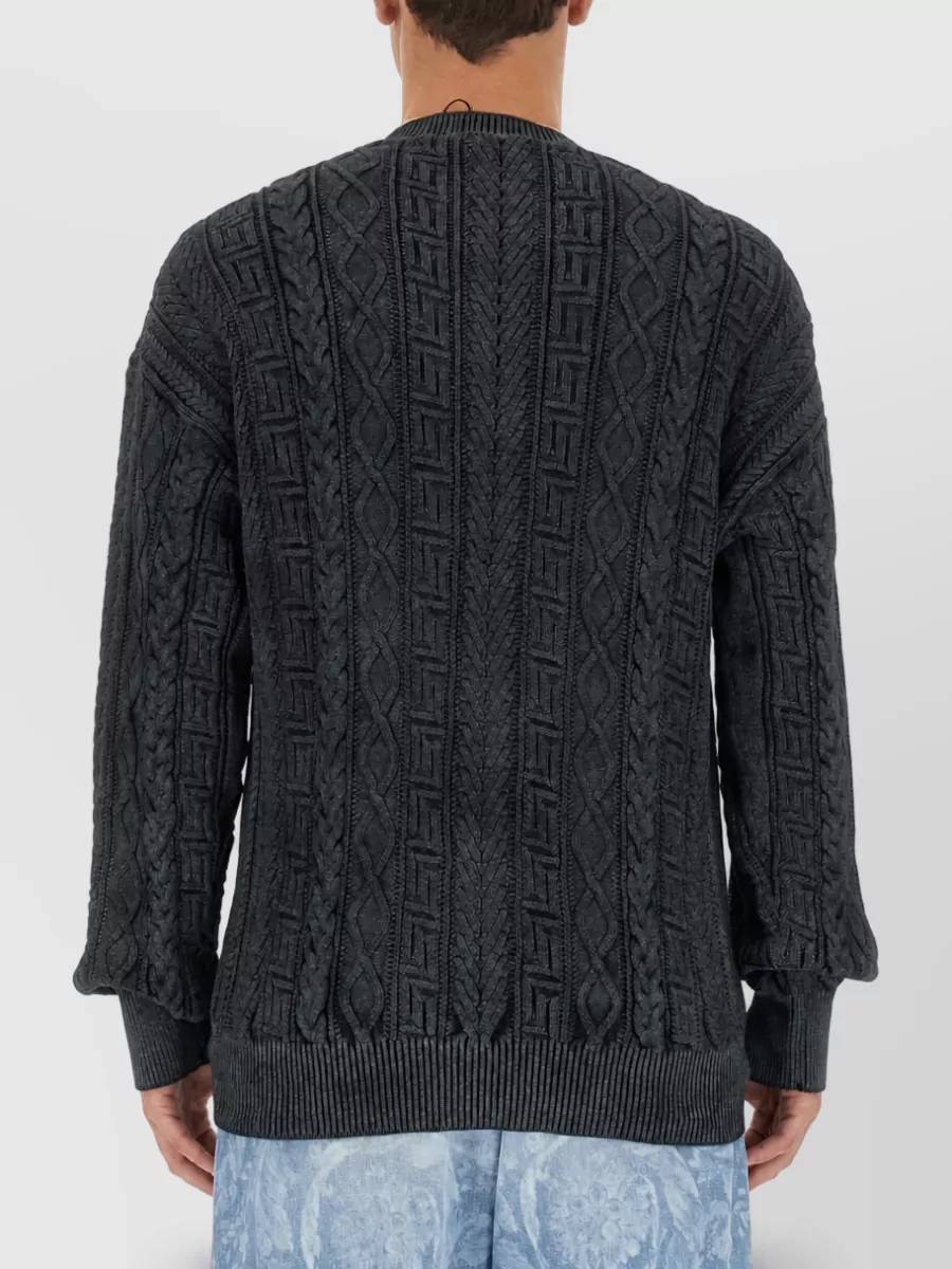 Versace Cable-Knit Jumper