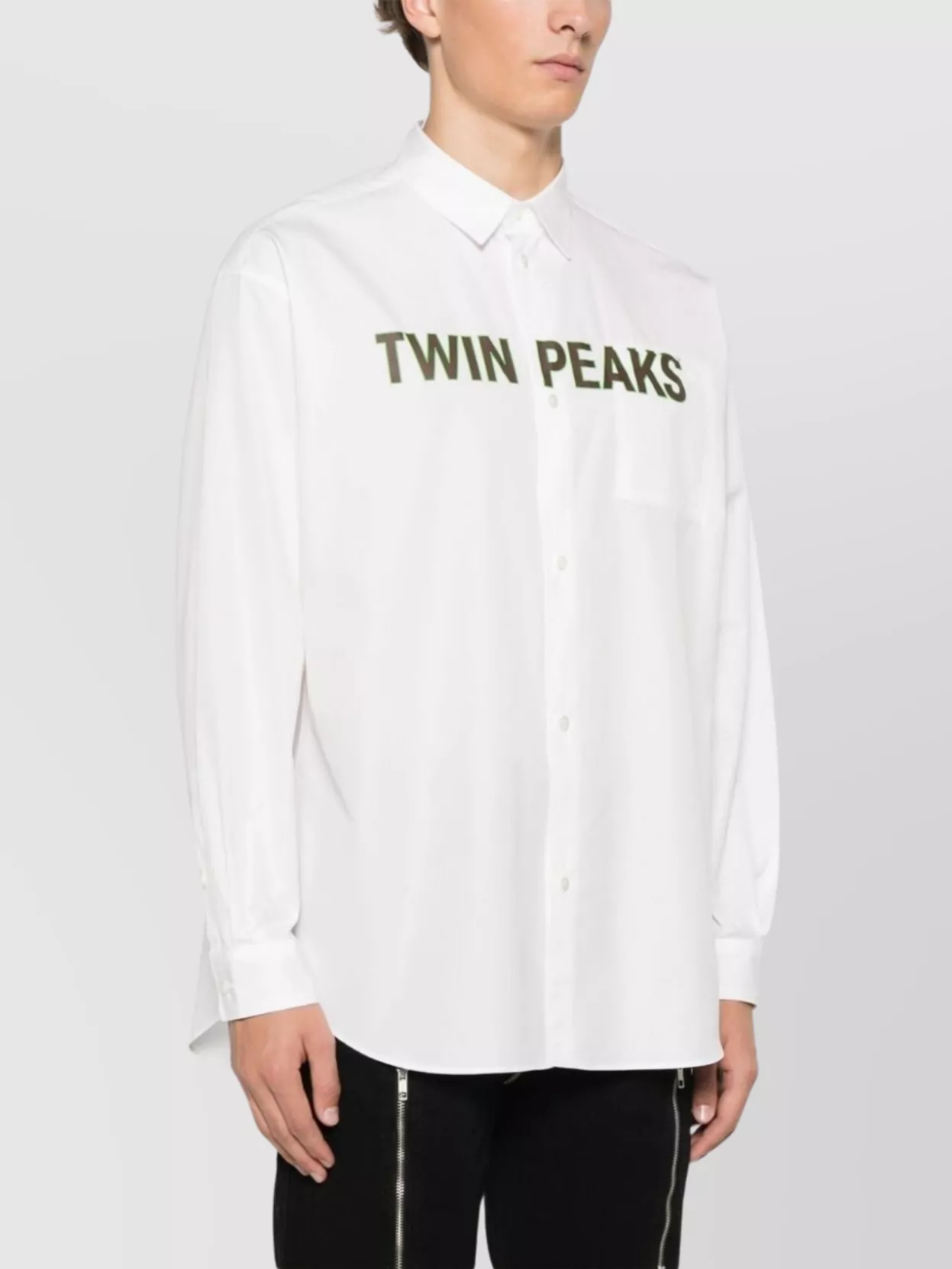 Undercover Patterned Cotton Poplin Shirt