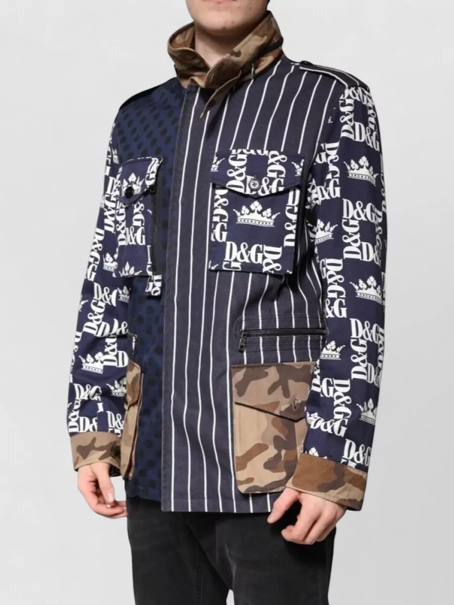 Dolce&Gabbana Cotton Patchwork Coat