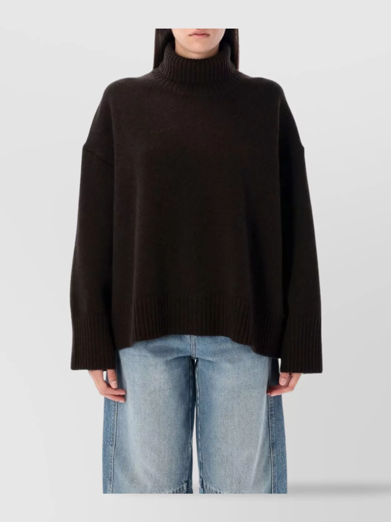 Soeur - william high neck wool knit pullover