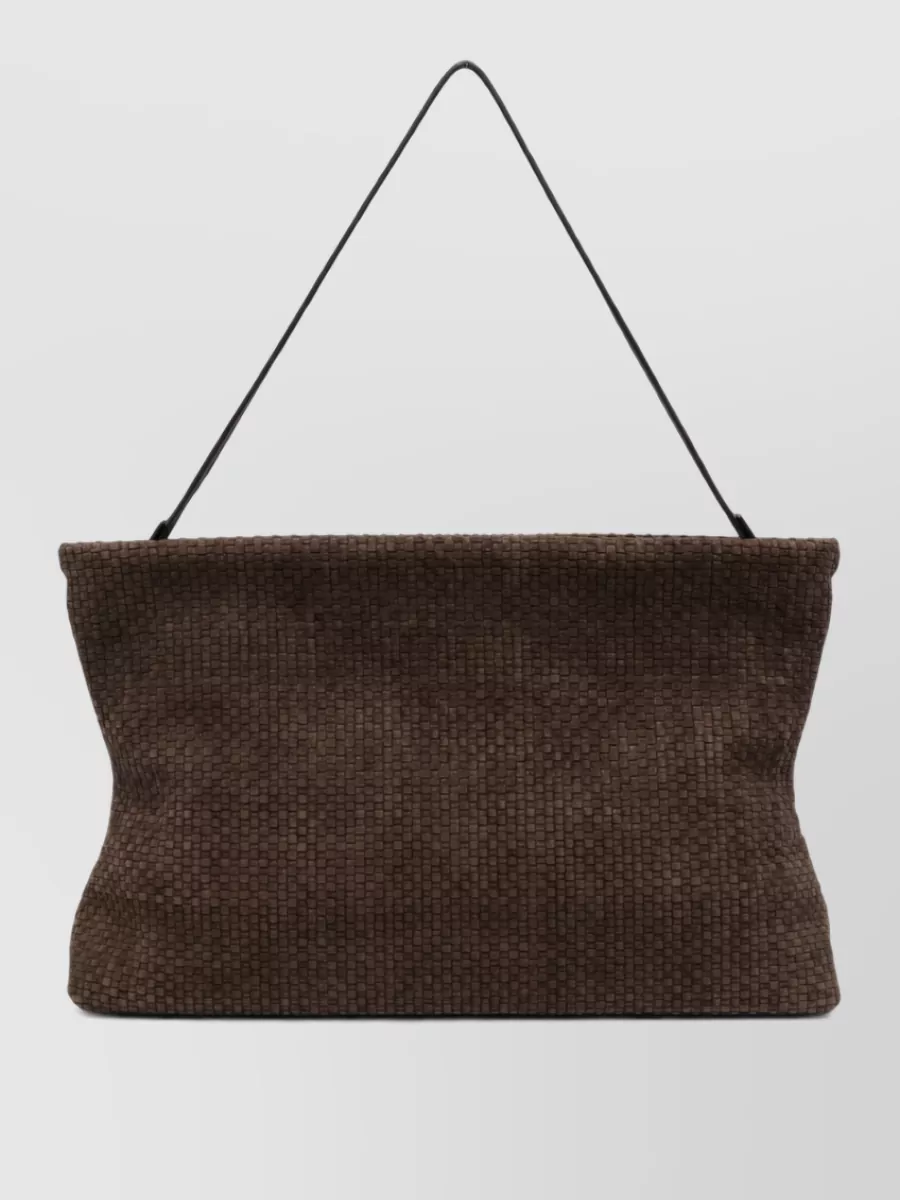 Marsell braided leather pochette bag