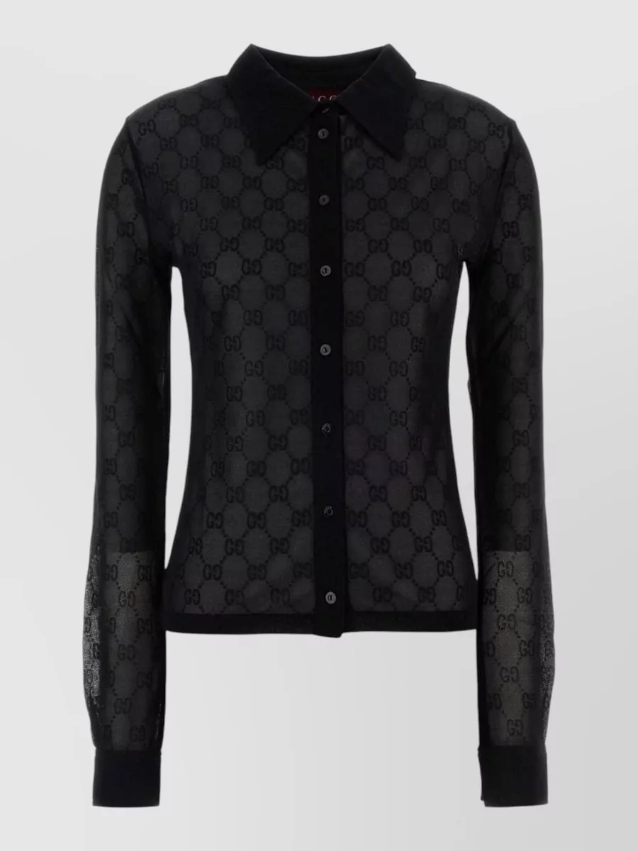 Gucci Logo-jacquard shirt