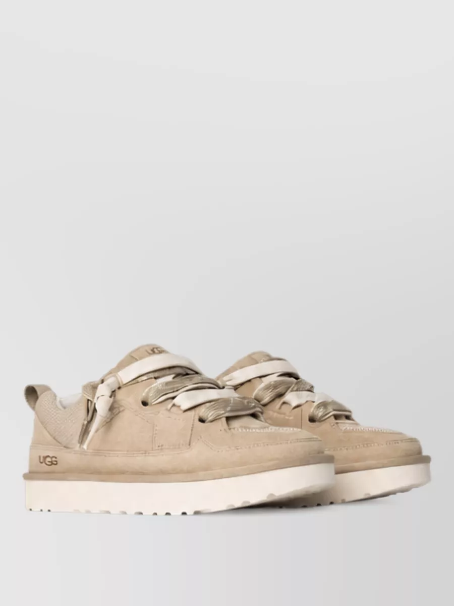 Ugg leather chunky sneakers