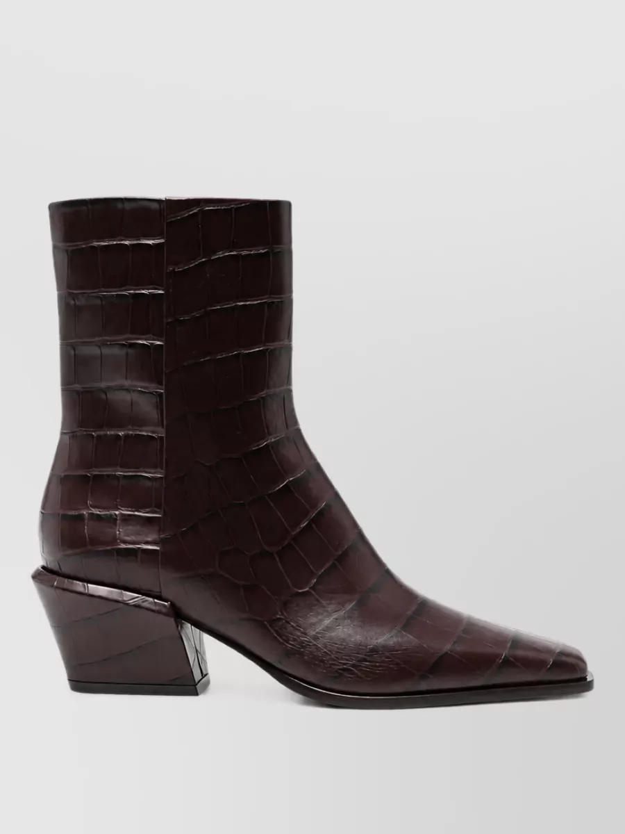 Paris Texas Leather Ankle Boots