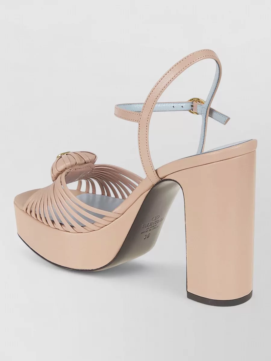 Valentino Garavani Leather Platform Sandals