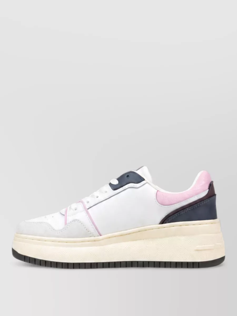Tommy Hilfiger Suede Leather Platform Sneakers
