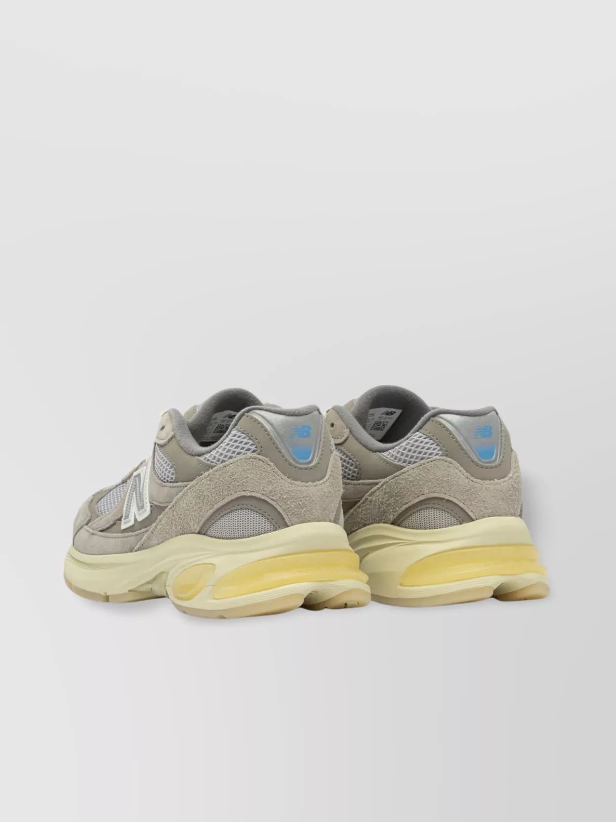 New Balance Mesh And Suede Slip-On Sneakers