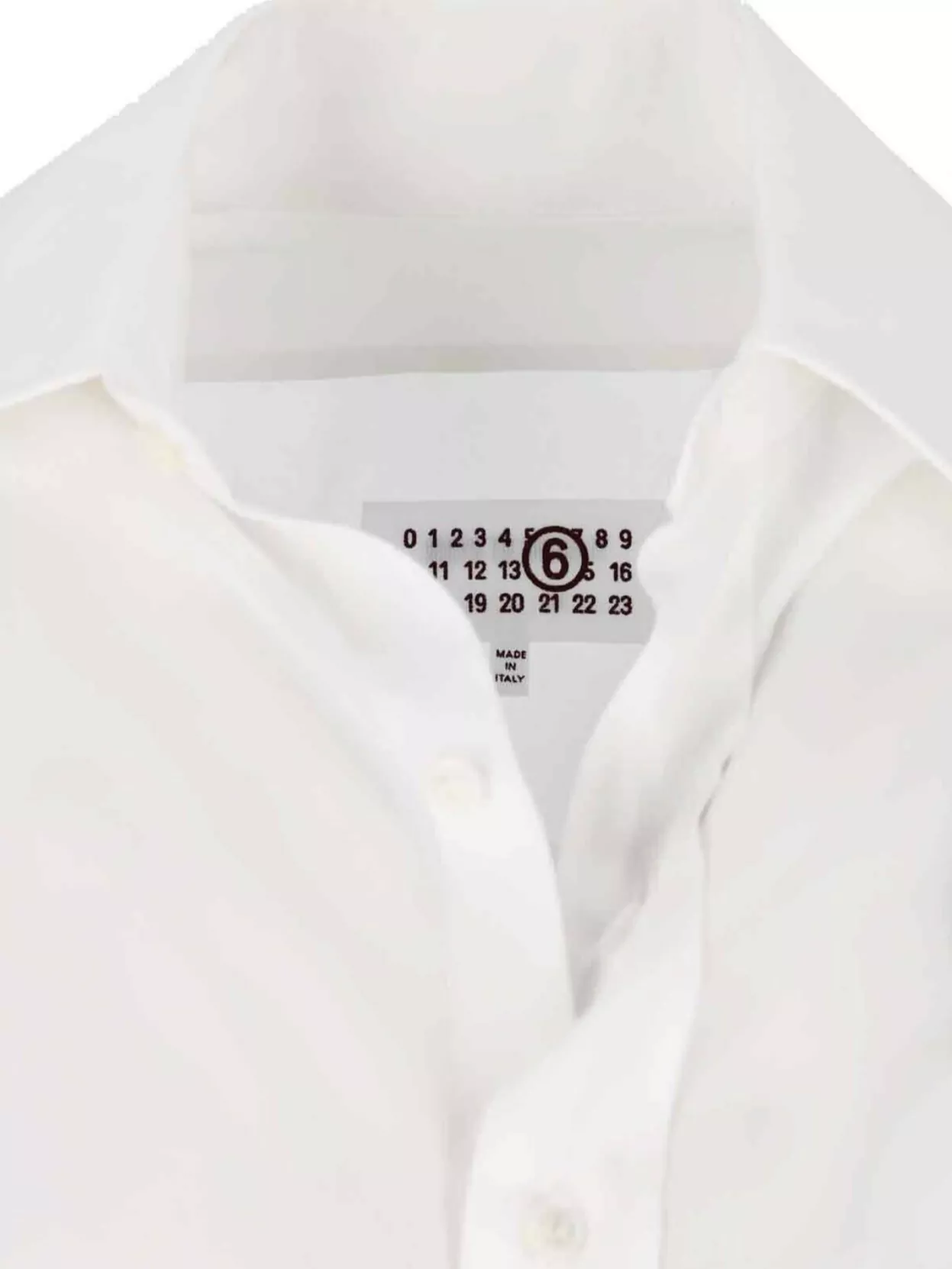 Mm6 Maison Margiela Casual Long Sleeve Pointed Collar Top