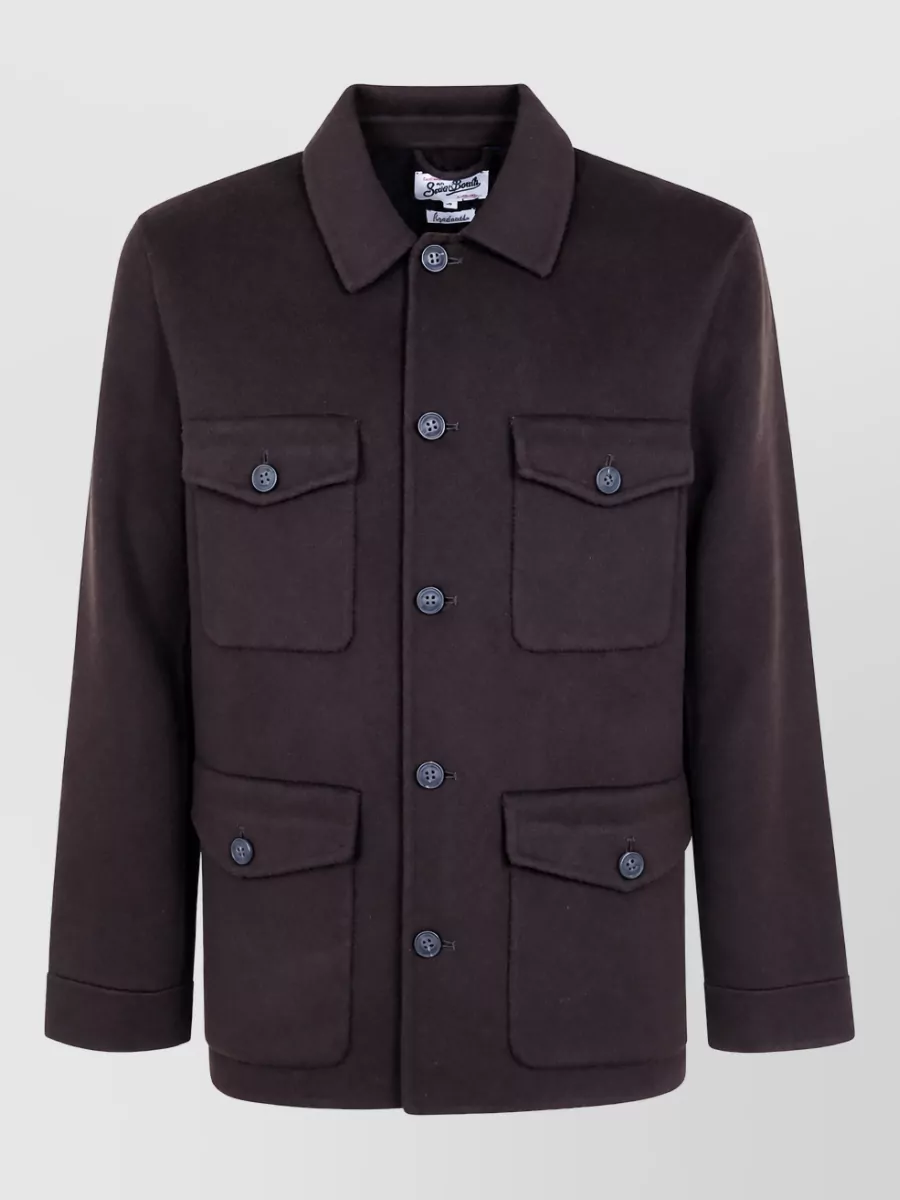 Mc2 Saint Barth wool single-breasted coat