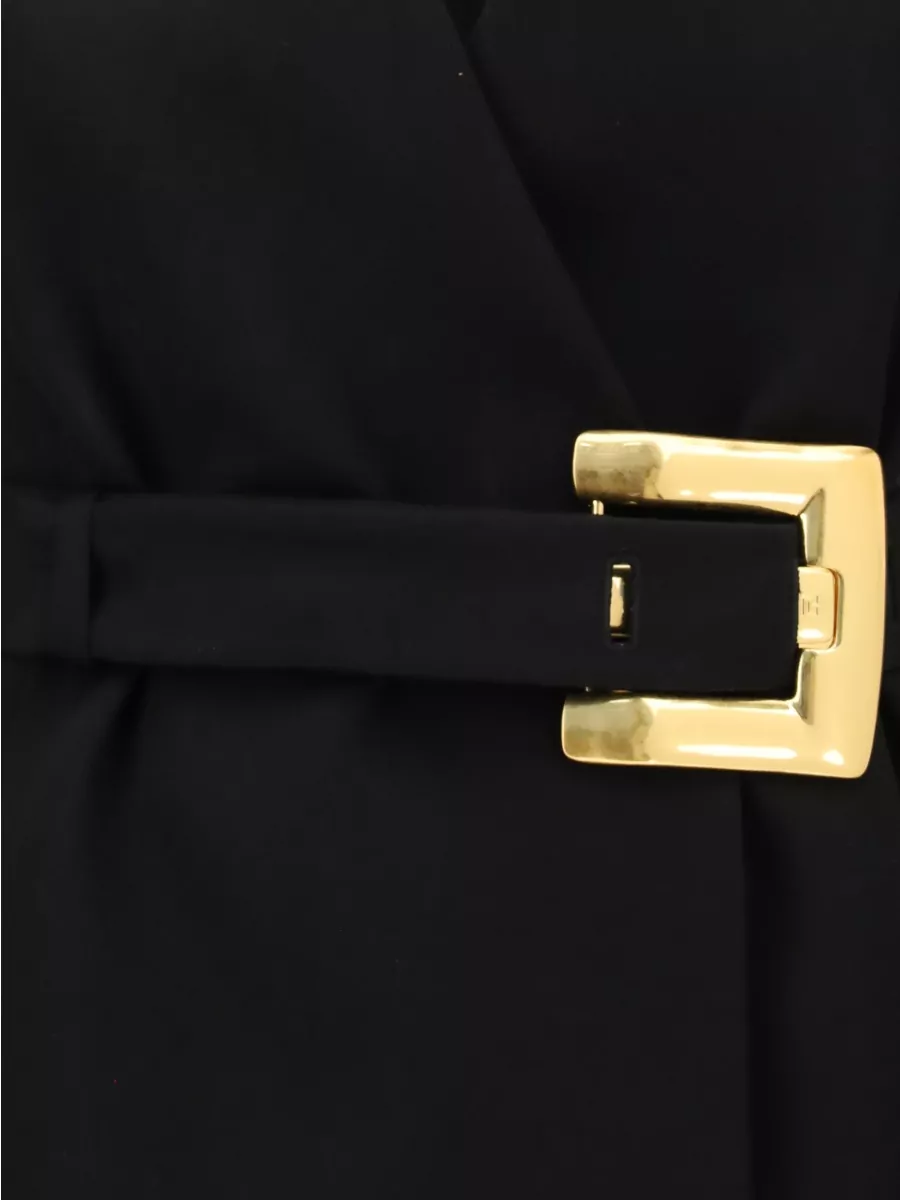 Balmain Wool Belted Blazer