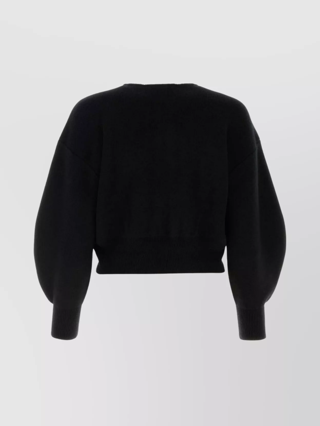 Alexander Wang Short Wool Blend Cardigan Pearls