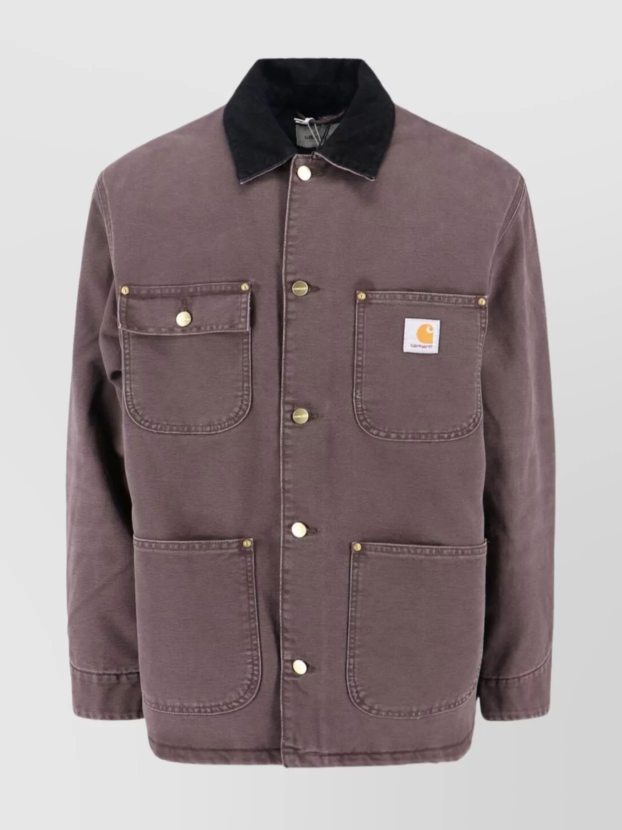Carhartt Relaxed Fit Jacket Contrast Collar In Pink