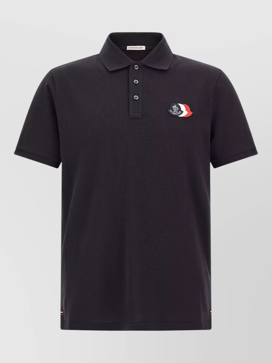 Moncler Cotton piqué polo shirt