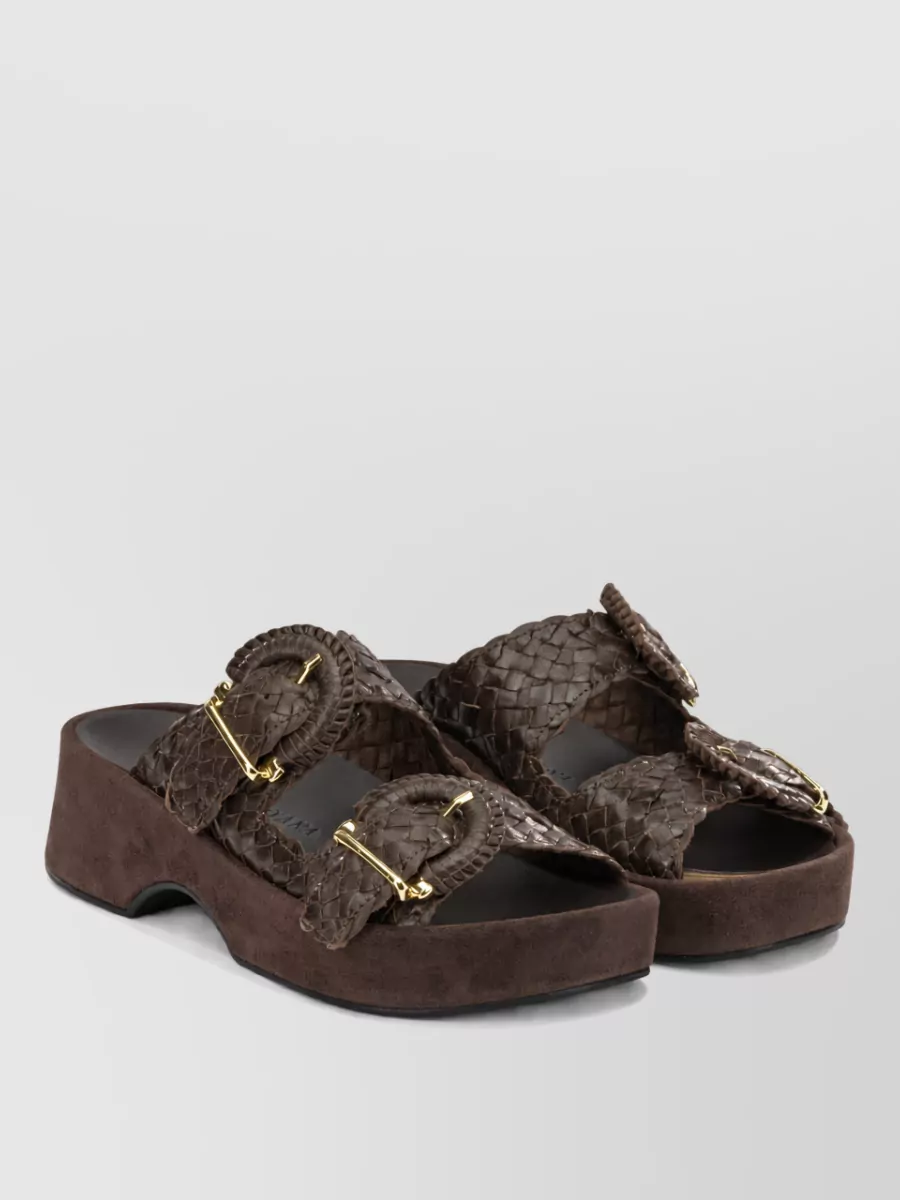 Pons Quintana leather slides