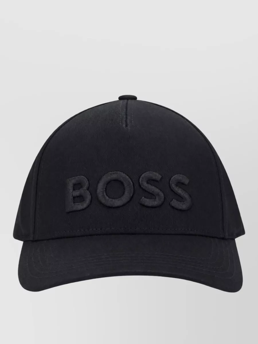 Boss Cotton Logo-Embroidered Cap