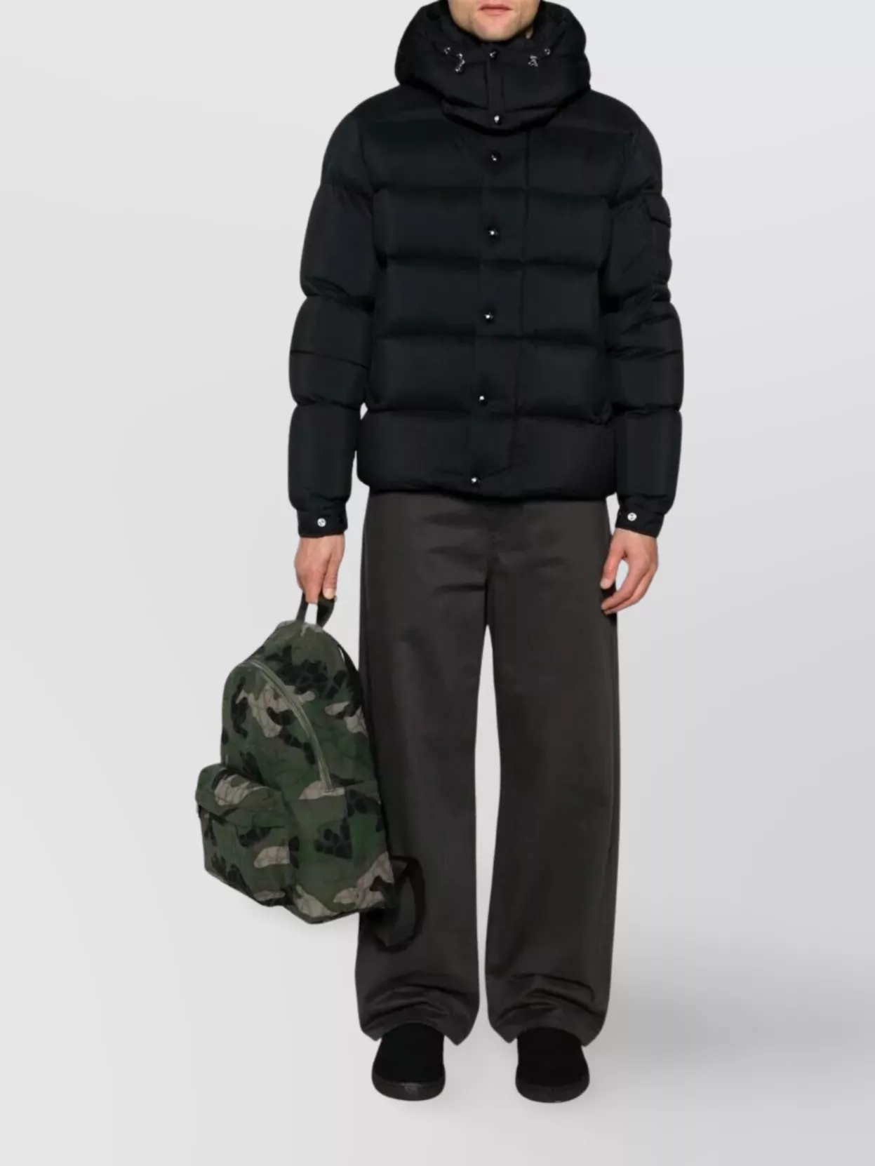 Moncler Maya 70 Hooded Short Down Jacket