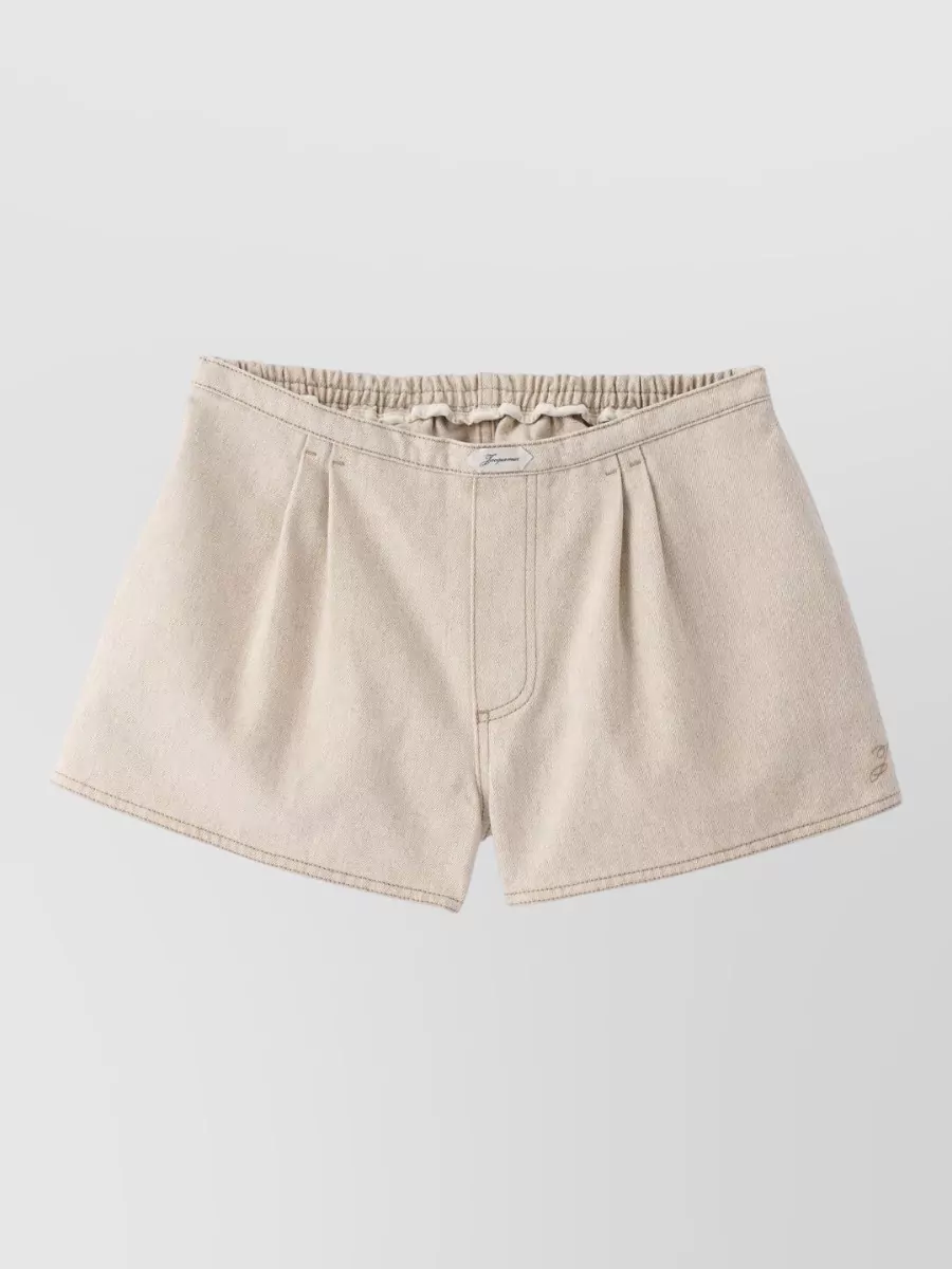 Jacquemus denim cropped shorts
