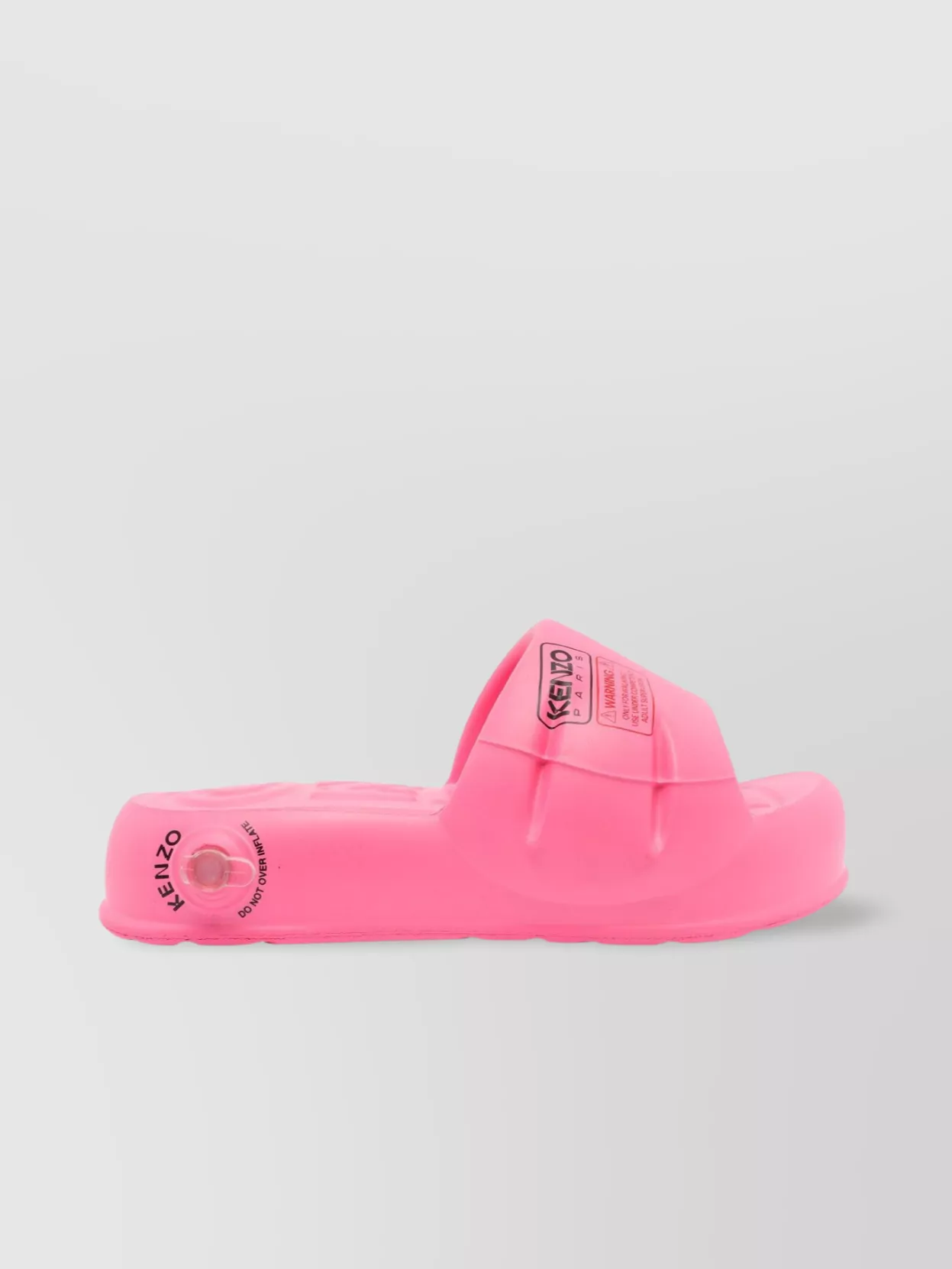 Kenzo Rubber Open Toe Slide Mules