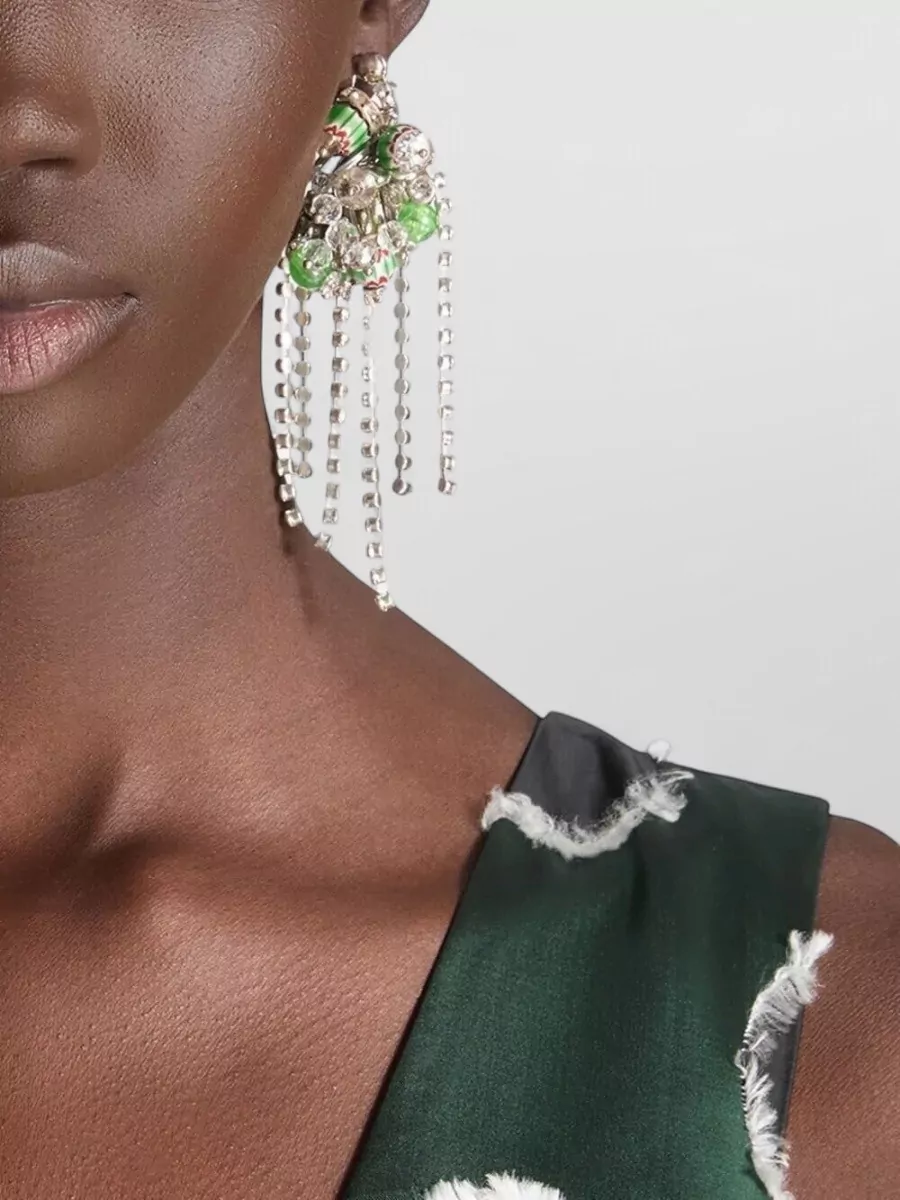 Dries Van Noten Embellished Earrings