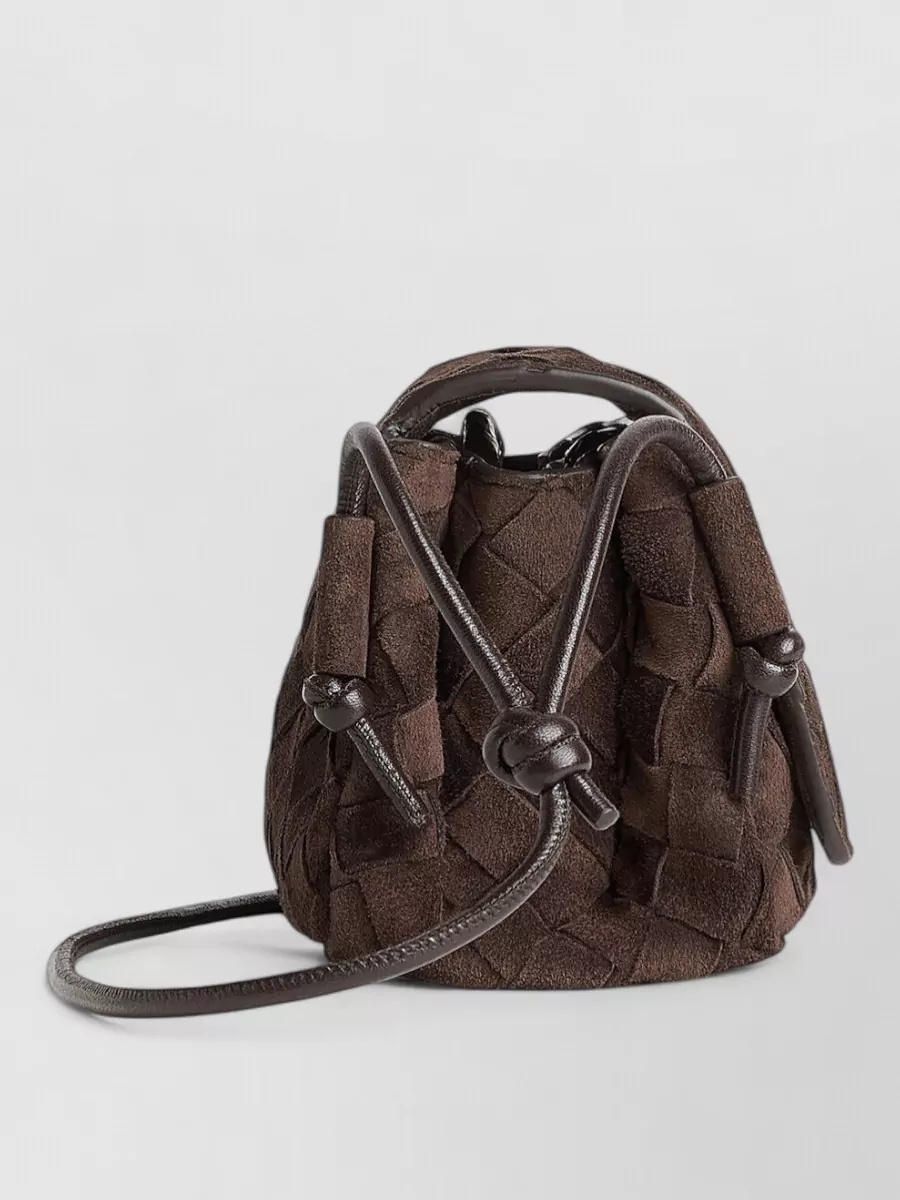 Bottega Veneta Concert Pouch Leather Shoulder Bag