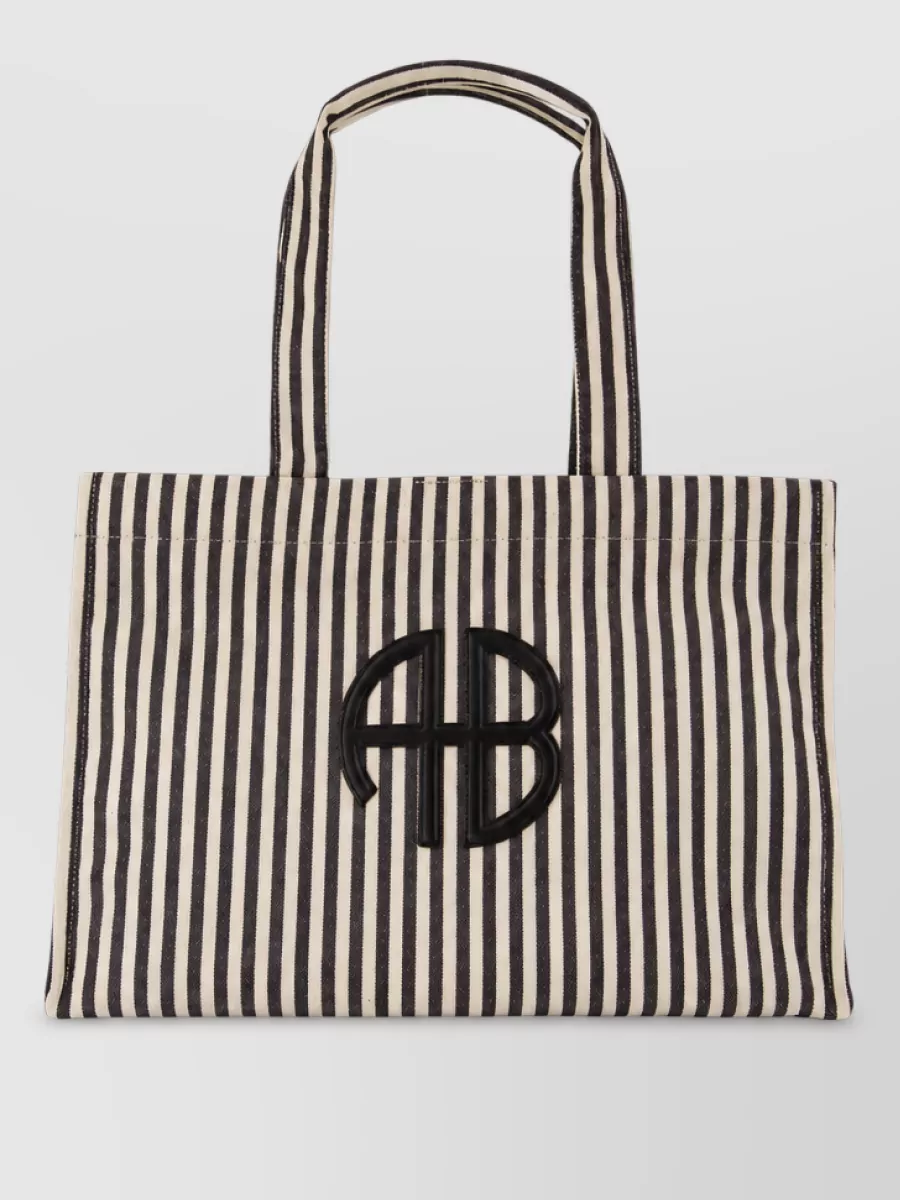 Anine Bing cotton shopper bag