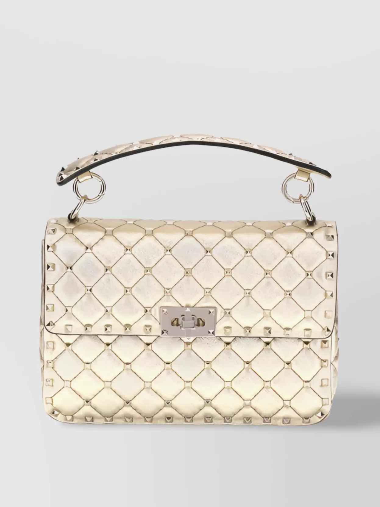 Valentino Medium Spiked Shoulder Bag