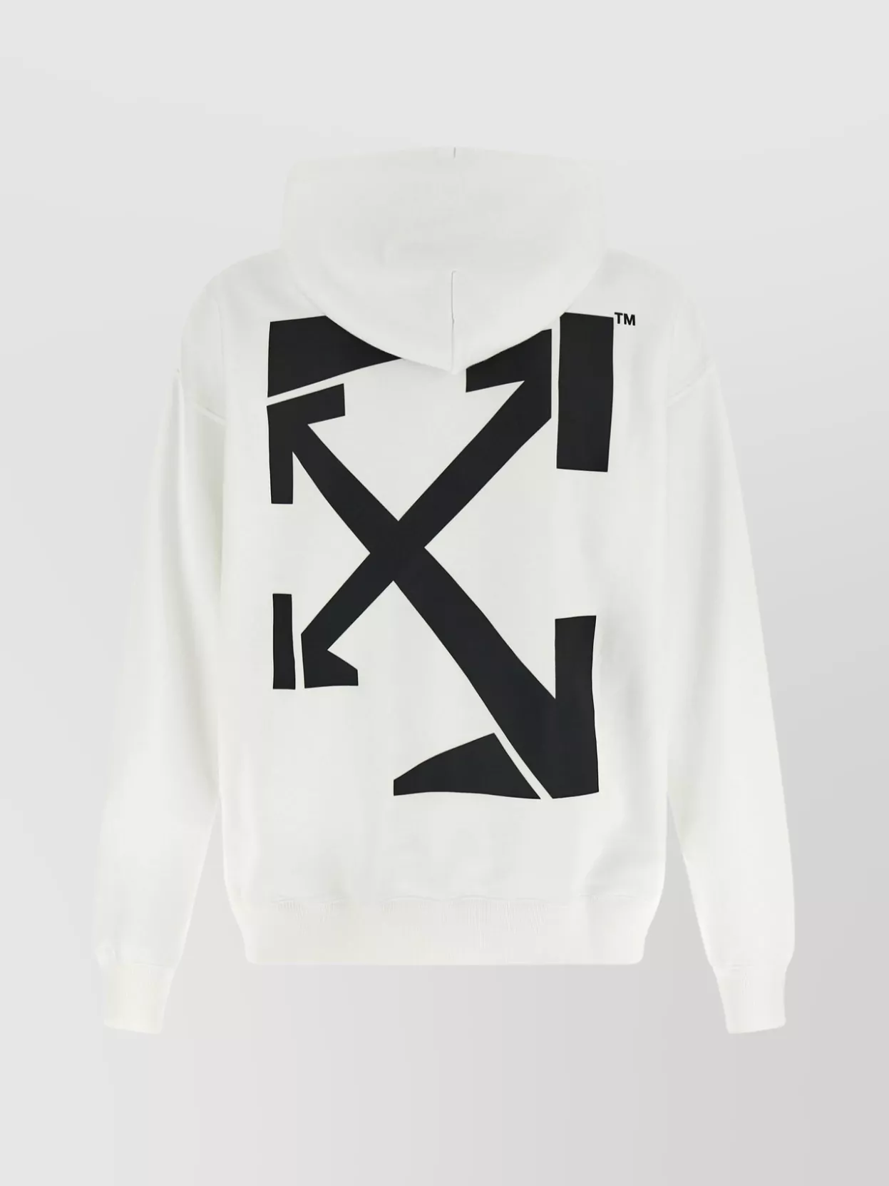 Off-white Run Arrow Skate Sweatshirt In White