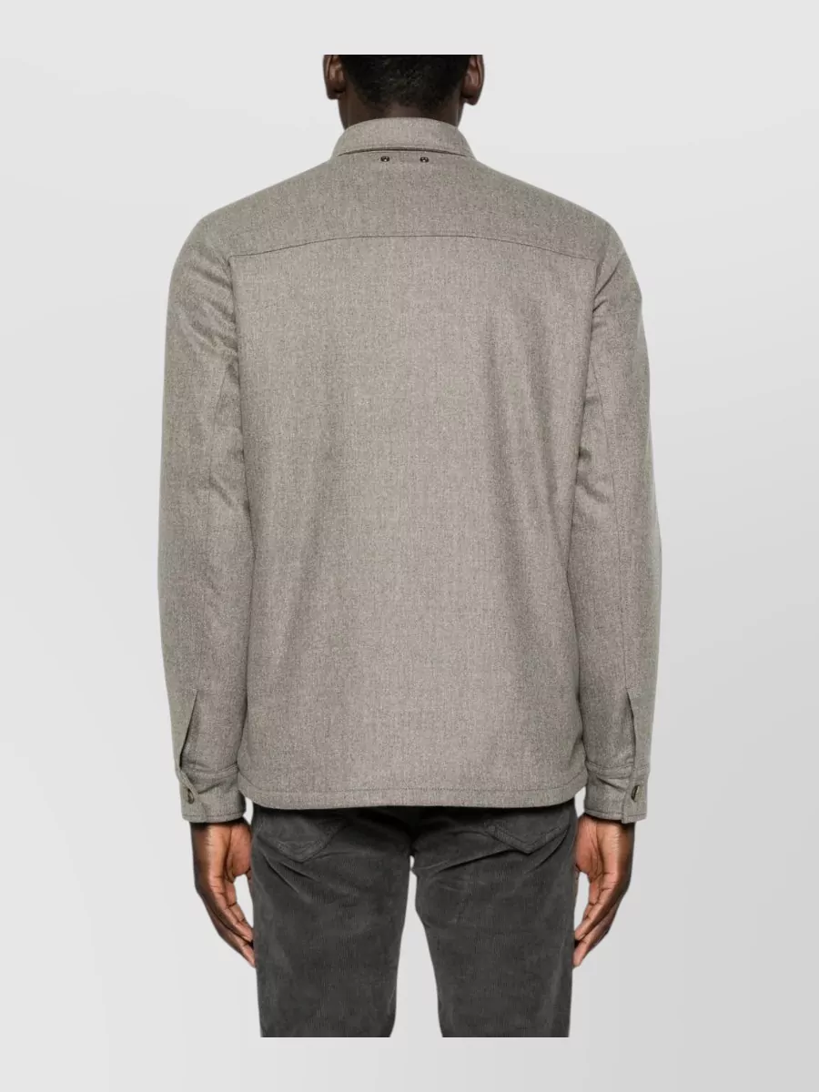 Jacob Cohen Virgin Wool Single-Breasted Coat