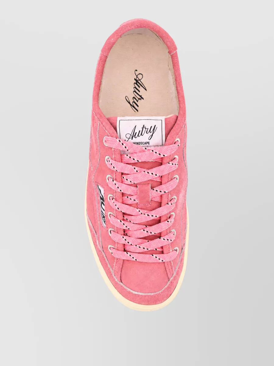 Autry Suede Low-Top Lace-Up Sneakers