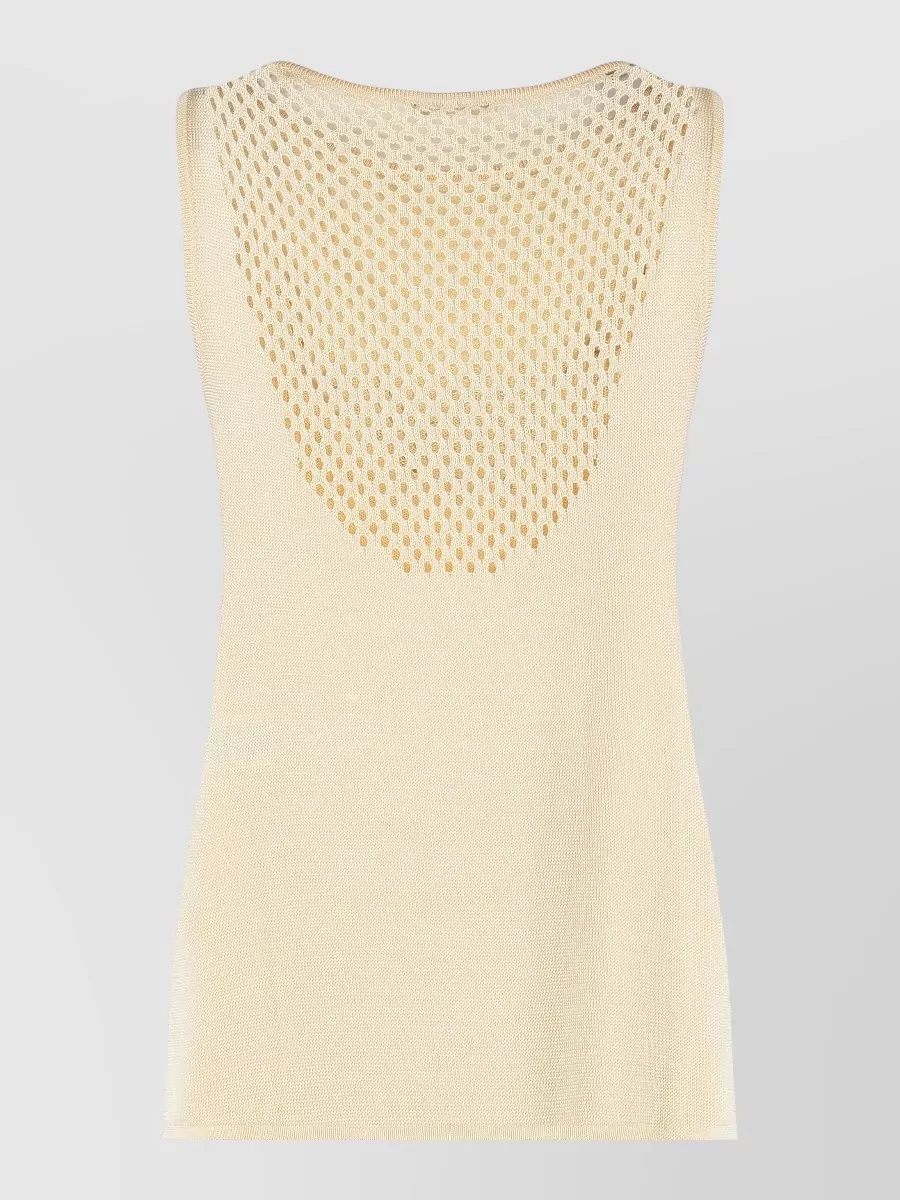 Paco Rabanne Metal Bead Knitted Top