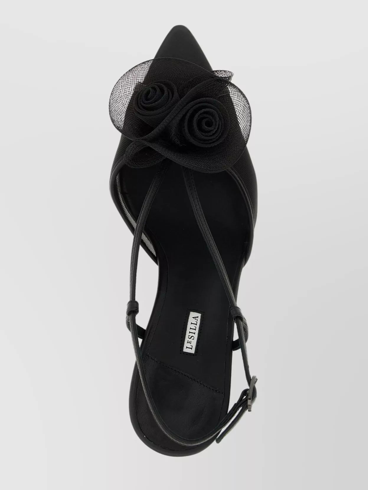 Le Silla 'Nemesi' Sandals With Floral Mesh Detailing