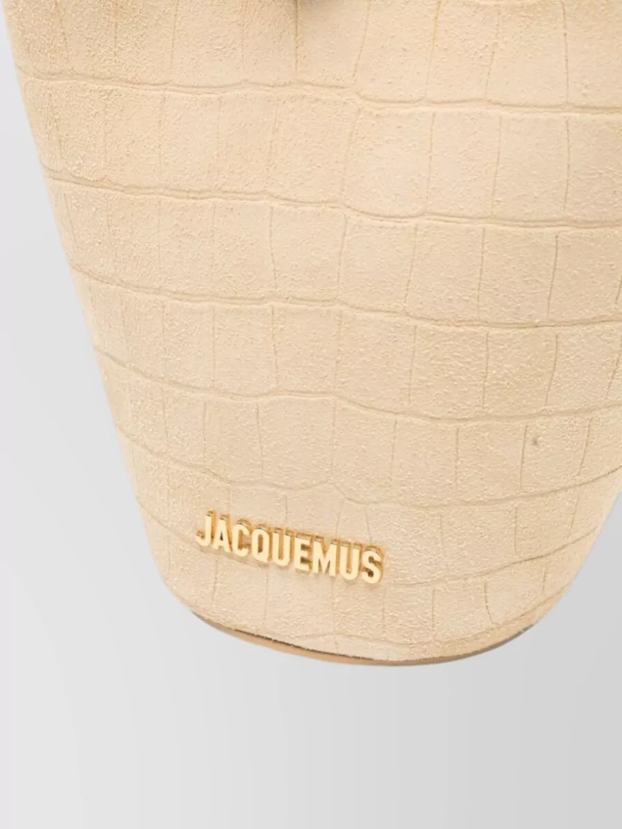 Jacquemus Le Petit Bambola Leather Shoulder Bucket Bag